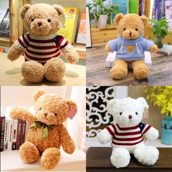 30/40cm lovely bear plush toy sweater bears soft stuffed animals cute plush dolls toy for baby kids christmas gifts
30/40cm lovely bear plush toy sweater bears soft stuffed animals cute plush dolls toy for baby kids christmas gifts