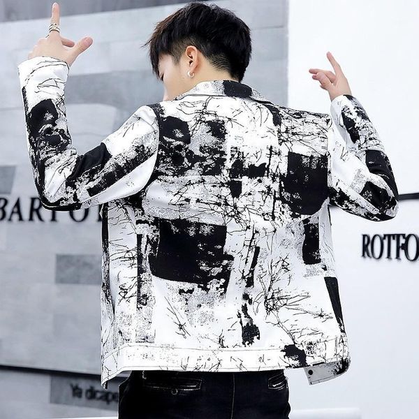mens stylish printing short jacket thin jeans coat casual boys jackets splashing ink m-3xl coats s1461, Black;brown
mens stylish printing short jacket thin jeans coat casual boys jackets splashing ink m-3xl coats s1461, Black;brown