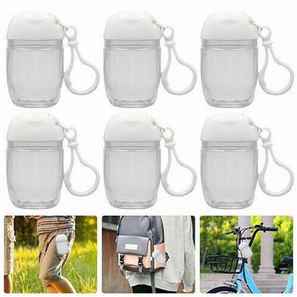 30ml hand sanitizer with key ring hook clear transparent plastic refillable containers travel bottle dha1234
30ml hand sanitizer with key ring hook clear transparent plastic refillable containers travel bottle dha1234