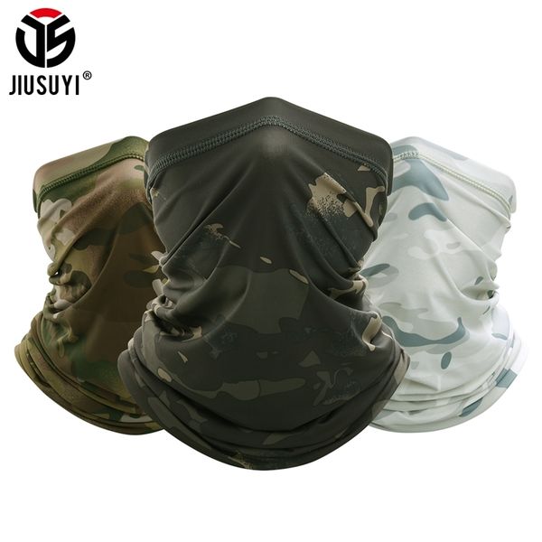 jiusuyi camouflage breathable neck gaiter headband elastic tube scarf multicam half face cover bandana balaclava women men new 201026, Blue;gray
jiusuyi camouflage breathable neck gaiter headband elastic tube scarf multicam half face cover bandana balaclava women men new 201026, Blue;gray