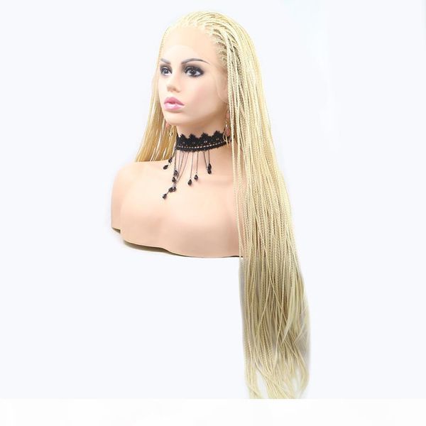 light blonde braid hair synthetic lace front wigs for women heat resistant fiber hair wigs premium braid wig for women, Black
light blonde braid hair synthetic lace front wigs for women heat resistant fiber hair wigs premium braid wig for women, Black