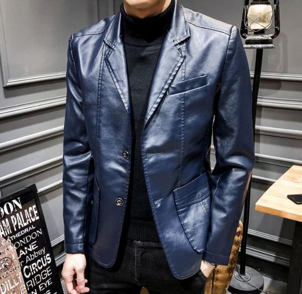 winter leather jacket for men coats jackets men solid color faux leather suit jacket long sleeve blazer men's jackets and coats, Black
winter leather jacket for men coats jackets men solid color faux leather suit jacket long sleeve blazer men's jackets and coats, Black