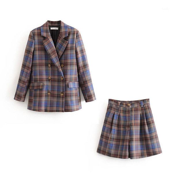 2020 spring lattice suit jacket office lady formal blazer double breasted high waist brmuda shorts two peice set women1, White
2020 spring lattice suit jacket office lady formal blazer double breasted high waist brmuda shorts two peice set women1, White