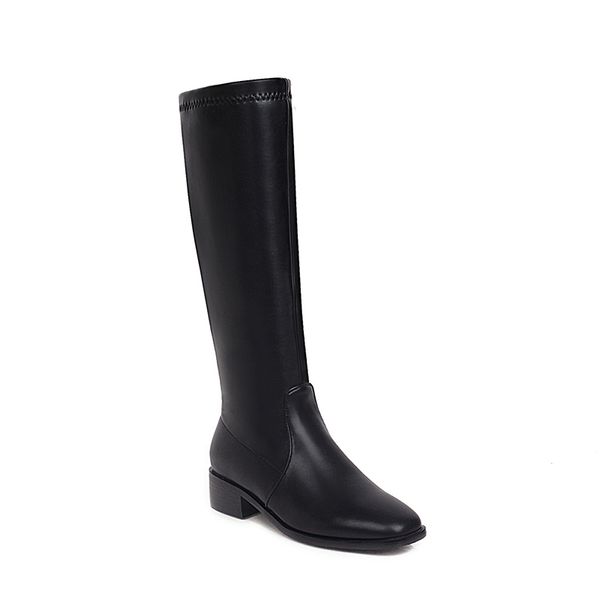 2021 the new comfortable casual-style round-foot toe at the height of trendy black zipper medium with thick heels women's riding boots
2021 the new comfortable casual-style round-foot toe at the height of trendy black zipper medium with thick heels women's riding boots