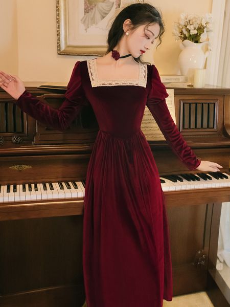 elegant, plaid turtleneck of velvet dressed woman high waist long sleeve vintage dress birthday party at night women's dresses shai, Black;gray
elegant, plaid turtleneck of velvet dressed woman high waist long sleeve vintage dress birthday party at night women's dresses shai, Black;gray