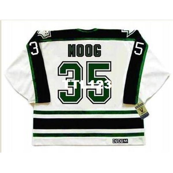 men #35 andy moog dallass stars 1990 ccm vintage k hockey jersey or custom any name or number retro jersey, Black
men #35 andy moog dallass stars 1990 ccm vintage k hockey jersey or custom any name or number retro jersey, Black