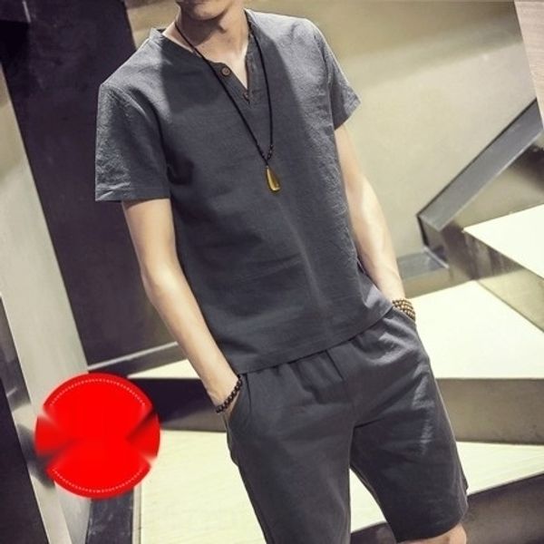y0dxp short-sleeved men's t-shirt e95gk half-sleeved linen clothes summer casual suit korean style trendy t-shirt summer clothes men�, Blue
y0dxp short-sleeved men's t-shirt e95gk half-sleeved linen clothes summer casual suit korean style trendy t-shirt summer clothes men�, Blue