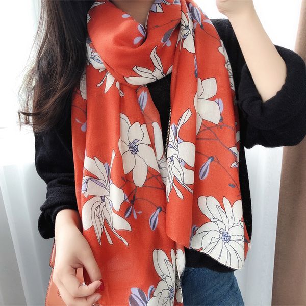 intellectual morandi color cotton linen for women autumn and winter korean version, versatile flower pattern long scarf shawl dual use, Blue;gray 
intellectual morandi color cotton linen for women autumn and winter korean version, versatile flower pattern long scarf shawl dual use, Blue;gray