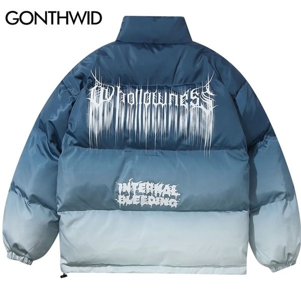 gonthwid hip hop gradient tie dye print cotton padded puffer parka jackets streetwear men fashion punk rock thick parkas coats lj201215, Black
gonthwid hip hop gradient tie dye print cotton padded puffer parka jackets streetwear men fashion punk rock thick parkas coats lj201215, Black