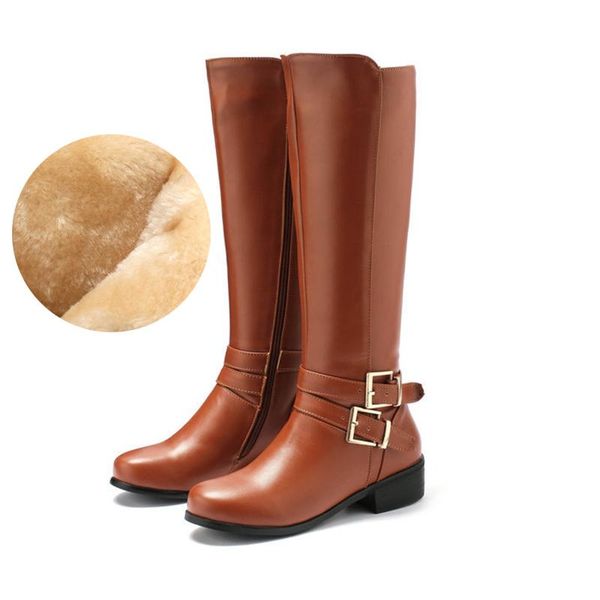 boots busy girl women knee high side zipper buckle round toe flats shoes woman winter warm fur long, Black
boots busy girl women knee high side zipper buckle round toe flats shoes woman winter warm fur long, Black