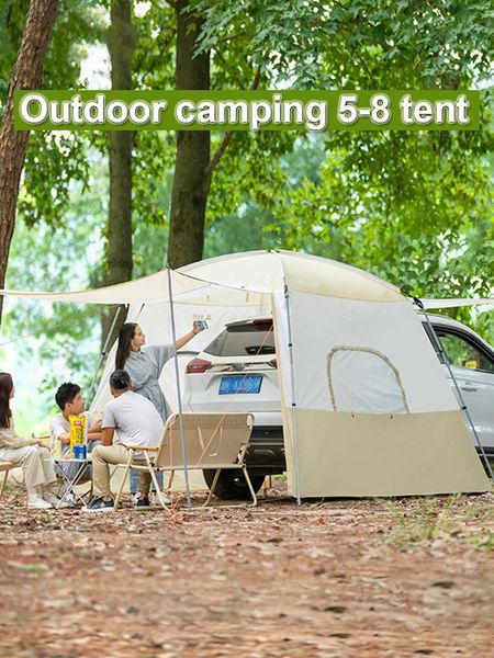 265*265 outdoor camping tent car tents beach single layer thickened 190t polyester rain proof waterproof sunscreen 5-8persons
265*265 outdoor camping tent car tents beach single layer thickened 190t polyester rain proof waterproof sunscreen 5-8persons