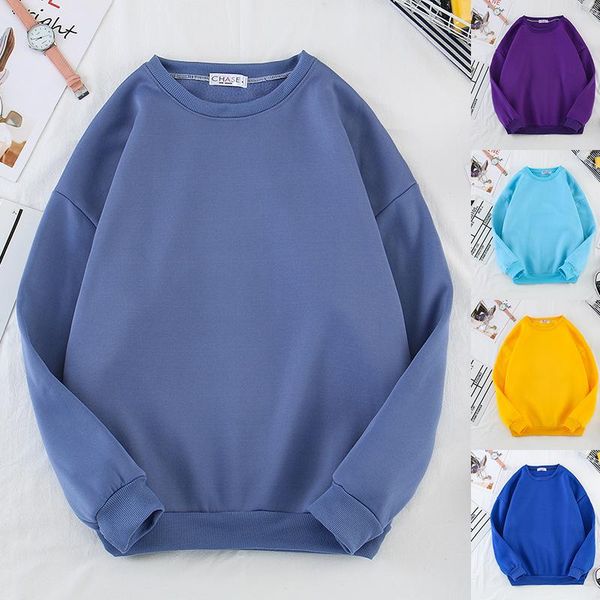 autumn and winter couples men and women students attire 10 color crew ne fleece warm hoodie pullover solid color plat, Black
autumn and winter couples men and women students attire 10 color crew ne fleece warm hoodie pullover solid color plat, Black