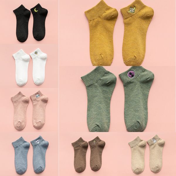 20 весной и летом новые женские лодки хлопка мультфильм лодка socksembroidered вышивка женские носки корейской версии прекрасной девушки нос, Black
20 весной и летом новые женские лодки хлопка мультфильм лодка socksembroidered вышивка женские носки корейской версии прекрасной девушки нос, Black