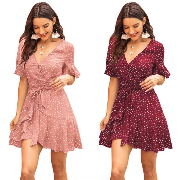 2020 summer high waist dress waist v-neck lace-up flounced short sleeve polka dot dress for women jni4t, Black;gray
2020 summer high waist dress waist v-neck lace-up flounced short sleeve polka dot dress for women jni4t, Black;gray