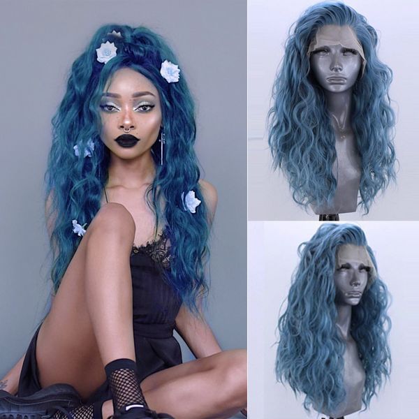 charisma blue wigs synthetic lace front wig with baby hair high temperature hair water wave wigs for black women cosplay wig, Black;brown
charisma blue wigs synthetic lace front wig with baby hair high temperature hair water wave wigs for black women cosplay wig, Black;brown