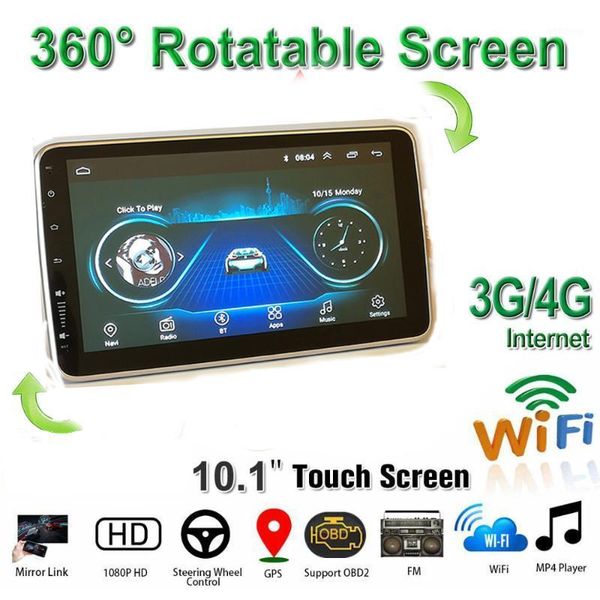 10.1 inch car dvd player 1din android 9.1 multimedia player gps bt 4g internet wifi with 360 up/down degree rotatable screen1
10.1 inch car dvd player 1din android 9.1 multimedia player gps bt 4g internet wifi with 360 up/down degree rotatable screen1