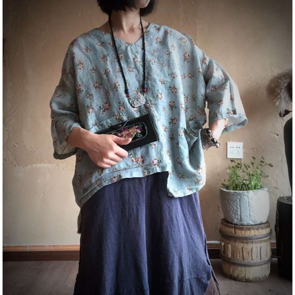 2020 luoguni pure ramie wash v-neck asymmetric loose shirt 1335 broken orchid, White
2020 luoguni pure ramie wash v-neck asymmetric loose shirt 1335 broken orchid, White
