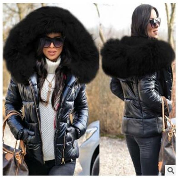 winter temperament commuter women solid long sleeve heavy hair collar zipper hooded cotton-padded jacket oversize outerwear 4xlx1016, Black;brown
winter temperament commuter women solid long sleeve heavy hair collar zipper hooded cotton-padded jacket oversize outerwear 4xlx1016, Black;brown