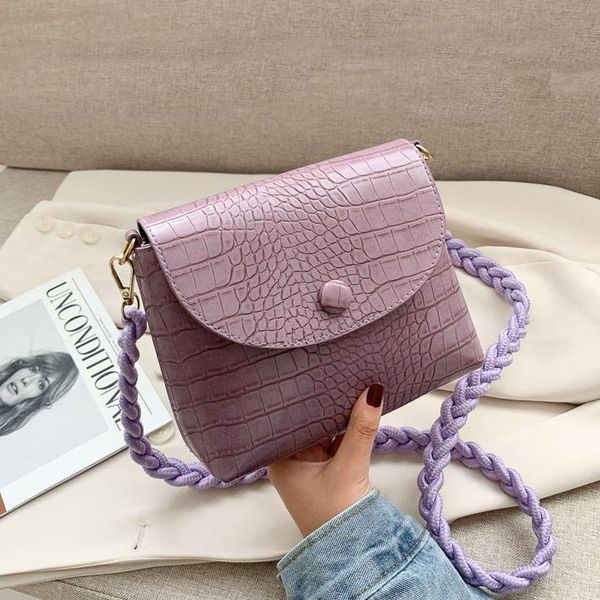 braided shoulder strap design pu leather mini shoulder bags for women 2020 crossbody bags lady luxury alligator mini handbags
braided shoulder strap design pu leather mini shoulder bags for women 2020 crossbody bags lady luxury alligator mini handbags