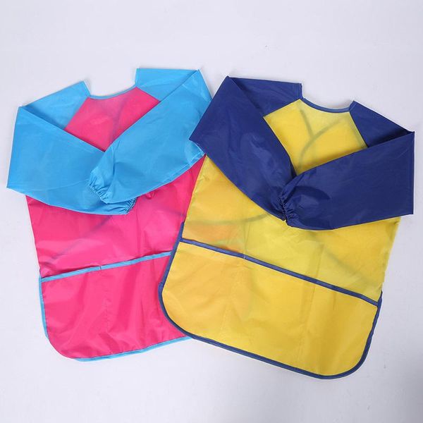 new children's waterproof coverall long sleeve apron baby painting nylon bib reverse dressing
new children's waterproof coverall long sleeve apron baby painting nylon bib reverse dressing