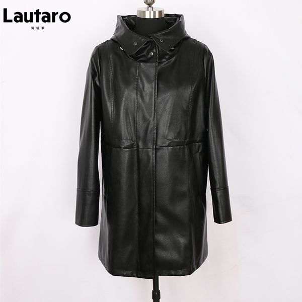 lautaro black leather jacket women plus size hooded windbreaker women long sleeve zipper drawstring faux leather jackets women 201030
lautaro black leather jacket women plus size hooded windbreaker women long sleeve zipper drawstring faux leather jackets women 201030