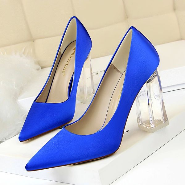 large size 34-43 woman pumps transparent pu heel wedding shoes women's concise silk shallow high heels female office shoes #7m97, Black
large size 34-43 woman pumps transparent pu heel wedding shoes women's concise silk shallow high heels female office shoes #7m97, Black