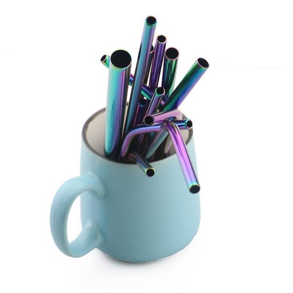 304 stainless steel straw set colorful metal straws 6/12mm reusable straw drinking straws set with cleaner brush pouch bbyscn
304 stainless steel straw set colorful metal straws 6/12mm reusable straw drinking straws set with cleaner brush pouch bbyscn