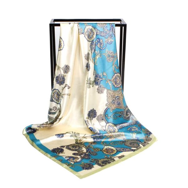 90x90cm square p props floral printed head neck soft exquisite bright color elegant smooth fashion women shawl all season, Blue;gray
90x90cm square p props floral printed head neck soft exquisite bright color elegant smooth fashion women shawl all season, Blue;gray