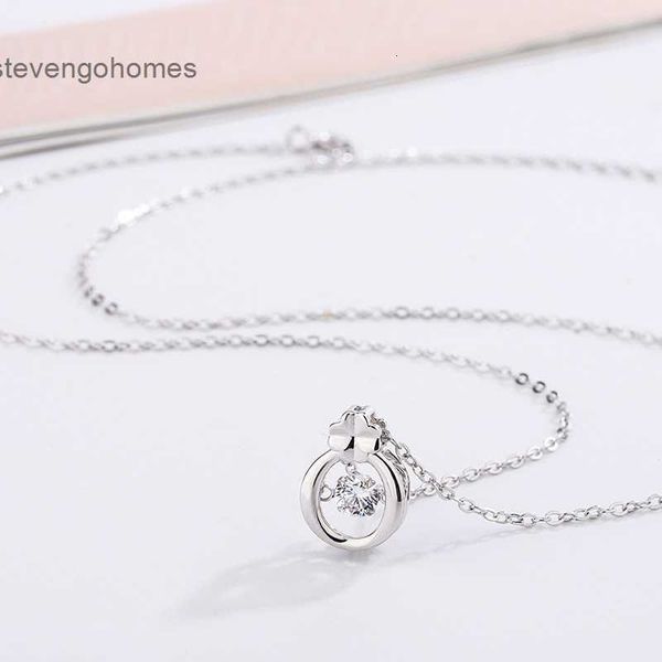 simple clover smart necklace korean women's s999 silver beating heart lock bone chain
simple clover smart necklace korean women's s999 silver beating heart lock bone chain