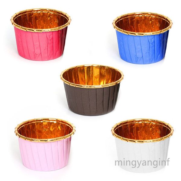 50 pack muffin cake baking cups, aluminum foil metallic paper cupcake muffin mold pastry liners baking cups my-inf0484
50 pack muffin cake baking cups, aluminum foil metallic paper cupcake muffin mold pastry liners baking cups my-inf0484