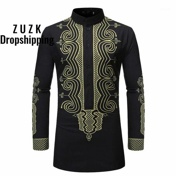 new men's middle eastern style print shirt, men's camisa masculina shirt long paragraph slim fit casual shirt us size1, White;black
new men's middle eastern style print shirt, men's camisa masculina shirt long paragraph slim fit casual shirt us size1, White;black
