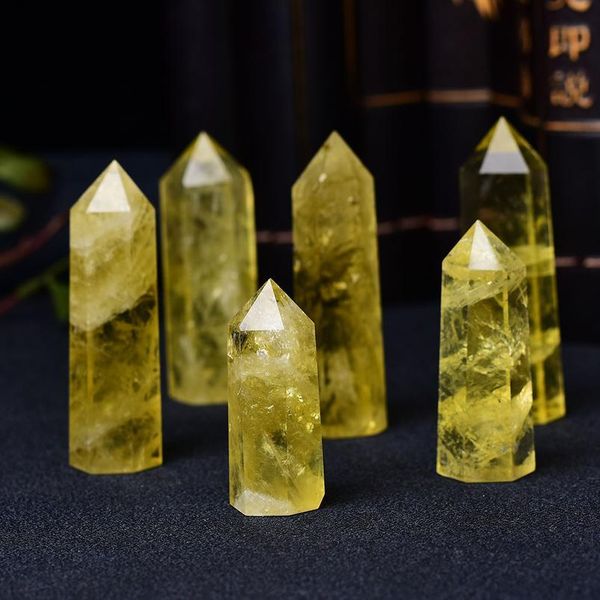 1pc natural crystal point citrine healing obelisk yellow quartz wand beautiful ornament for home decor energy stone qyltxa, Black
1pc natural crystal point citrine healing obelisk yellow quartz wand beautiful ornament for home decor energy stone qyltxa, Black