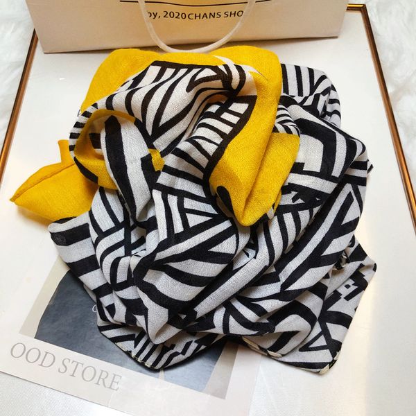 vipwool winter cotton women's silk versatile hemp yellow zebra pattern scarf spring and autumn thin korean fashion foreign style collar, Blue;gray
vipwool winter cotton women's silk versatile hemp yellow zebra pattern scarf spring and autumn thin korean fashion foreign style collar, Blue;gray