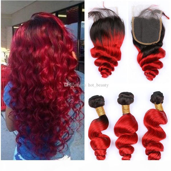 # 1b red dark root ombre бразильского богородица человеческих волосы 3шт связка сыпучая волна с закрытием черного и красного ombre волнистых, Black
# 1b red dark root ombre бразильского богородица человеческих волосы 3шт связка сыпучая волна с закрытием черного и красного ombre волнистых, Black