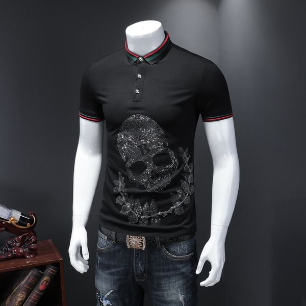 2020 new summer men's short-sleeved polo shirt double mercerized cotton embroidery lapel t-shirt slim wild half-sleeved men, White;black
2020 new summer men's short-sleeved polo shirt double mercerized cotton embroidery lapel t-shirt slim wild half-sleeved men, White;black