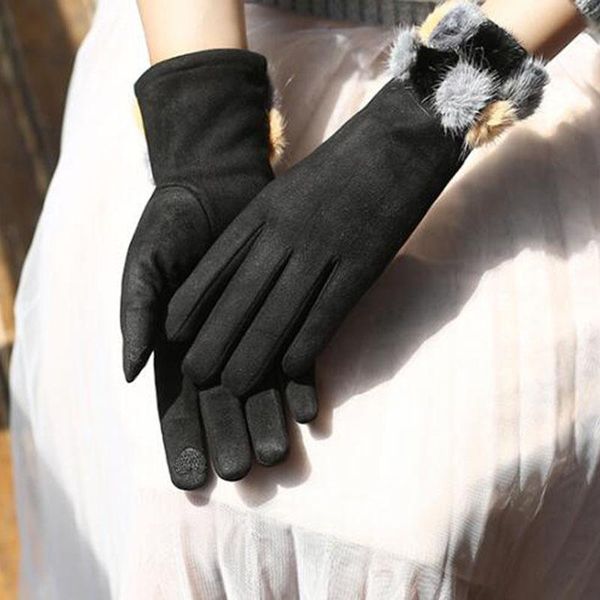 five fingers gloves ladies autumn and winter touch screen plus velvet suede cute student riding a bicycle driving cold e29, Blue;gray
five fingers gloves ladies autumn and winter touch screen plus velvet suede cute student riding a bicycle driving cold e29, Blue;gray