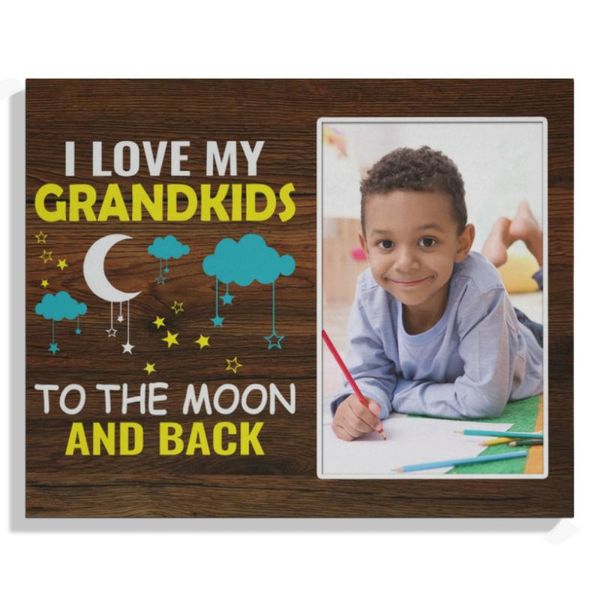 Personalized Grandparents Picture Frame Gift 9.84x7.87inch Wooden Digitally Print Photo I Love My Grandkids To The Moon And Back
Personalized Grandparents Picture Frame Gift 9.84x7.87inch Wooden Digitally Print Photo I Love My Grandkids To The Moon And Back