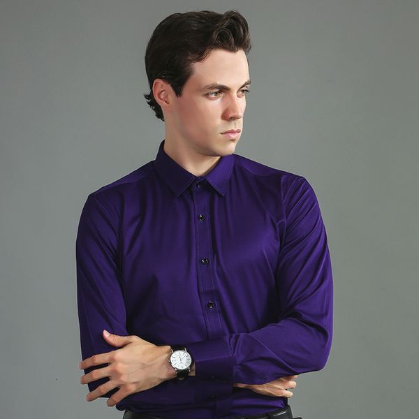 2021 new brand men's stretch long-sleeved business casual tencel cotton smooth breathable purple men shirt cd2z, White;black
2021 new brand men's stretch long-sleeved business casual tencel cotton smooth breathable purple men shirt cd2z, White;black