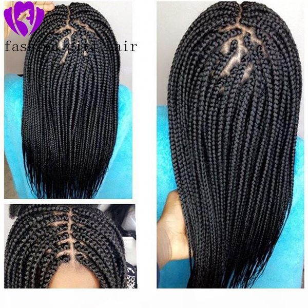 fashion 13x4 braided box braids lace wig heat resistant fiber with baby hair braided synthetic lace front wigs for black women, Black;brown
fashion 13x4 braided box braids lace wig heat resistant fiber with baby hair braided synthetic lace front wigs for black women, Black;brown