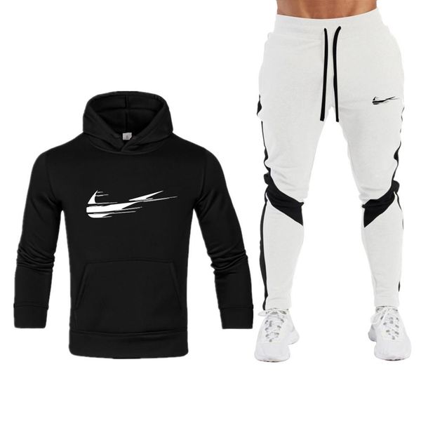 sweatshirt, two branded apparel, men's sportswear, hood and pants, autumn 2020 kit, Black
sweatshirt, two branded apparel, men's sportswear, hood and pants, autumn 2020 kit, Black