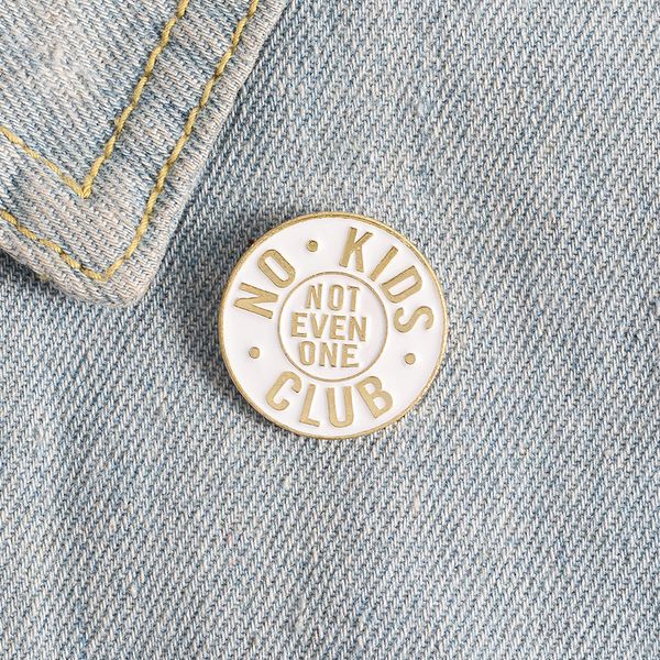 no kids club enamel pin custom white magnetic round badge brooches for bag lapel pin buckle funny quote jewelry gift for friend, Blue
no kids club enamel pin custom white magnetic round badge brooches for bag lapel pin buckle funny quote jewelry gift for friend, Blue