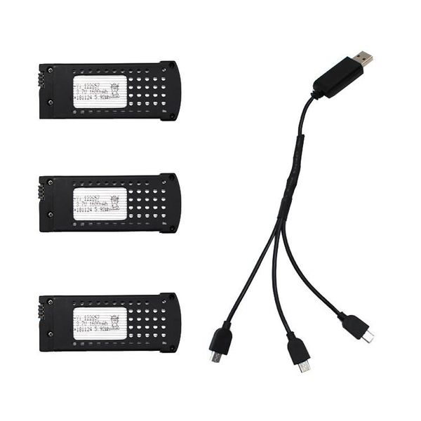 1 cable + 3 x 3.7v 1600mah battery for sg106 wifi fpv rc quadcopter drone drone quadcopter toys folding propeller holder#g30
1 cable + 3 x 3.7v 1600mah battery for sg106 wifi fpv rc quadcopter drone drone quadcopter toys folding propeller holder#g30