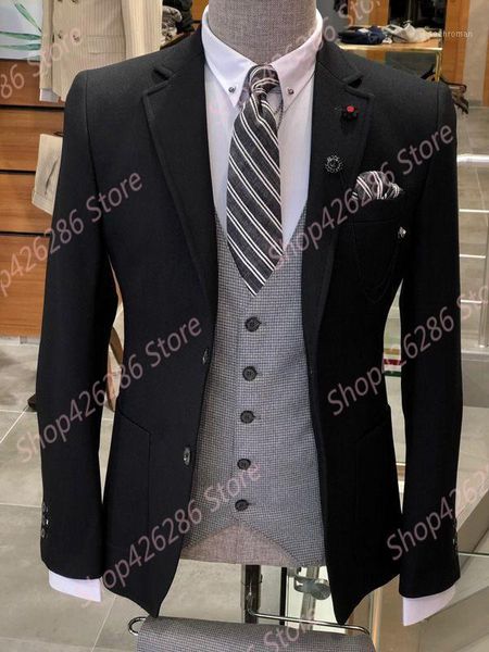 men's slim fit suit real picture 2 piece jacket vest sets formal wedding suits grooms blazer party tuxedo traje ceremonia hombre1 men&#, White;black
men's slim fit suit real picture 2 piece jacket vest sets formal wedding suits grooms blazer party tuxedo traje ceremonia hombre1 men&#, White;black