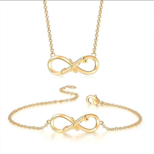 infinite rose flower necklace bracelet set infinity symbol necklaces bracelets for women girls fashion jewelry sets, Silver
infinite rose flower necklace bracelet set infinity symbol necklaces bracelets for women girls fashion jewelry sets, Silver