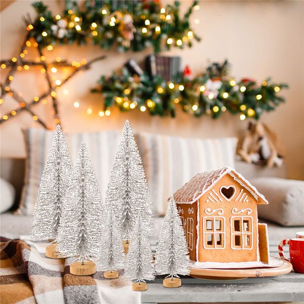 frosted sisal bottle artificial brush trees with wood base diy crafts mini pine tree for christmas home table decor
frosted sisal bottle artificial brush trees with wood base diy crafts mini pine tree for christmas home table decor