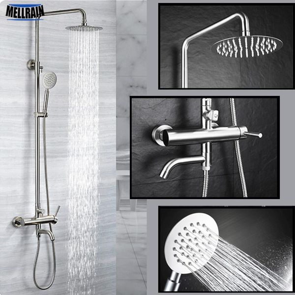 304 stainless steel bathroom rain shower set out wall mounted 8 inch bath shower faucet quality brushed simple design qylwnz mywjqq
304 stainless steel bathroom rain shower set out wall mounted 8 inch bath shower faucet quality brushed simple design qylwnz mywjqq