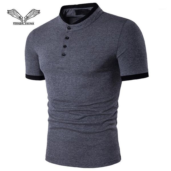 visada jauna foreign trade new men's european and american style lapel short-sleeved large size t-shirt size s-2xl tlh651, White;black
visada jauna foreign trade new men's european and american style lapel short-sleeved large size t-shirt size s-2xl tlh651, White;black
