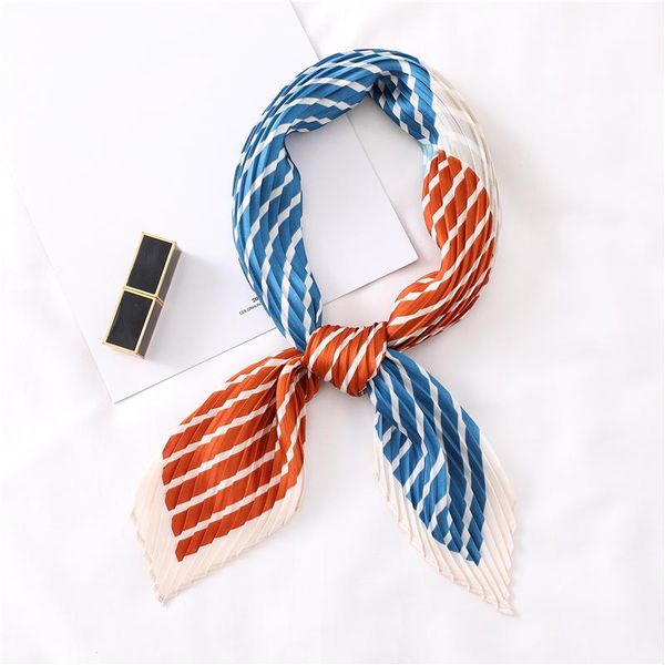 scarves 2021 women pleated scarf silk hair neck scarfs fashion lady crinkle print striped foulard head band, Blue;gray
scarves 2021 women pleated scarf silk hair neck scarfs fashion lady crinkle print striped foulard head band, Blue;gray