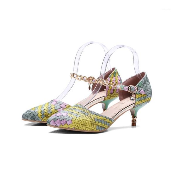 pqecfs big size 30-43 spring & autumn women mixed colors chain pointed toe pumps 3 colors1, Black
pqecfs big size 30-43 spring & autumn women mixed colors chain pointed toe pumps 3 colors1, Black