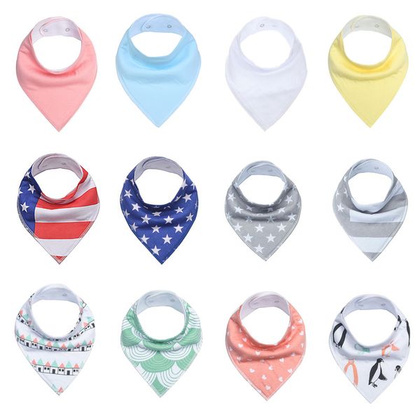 egmaobaby 12pcs baby bandana drool adjustable snaps bibs for drooling and teething 100% cotton gift set useful baby y200710
egmaobaby 12pcs baby bandana drool adjustable snaps bibs for drooling and teething 100% cotton gift set useful baby y200710
